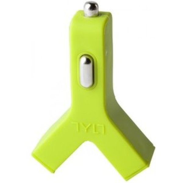 Зарядний пристрій Tylt Y-Charge Car Charger 4.2 Green (YCHG42G-T)